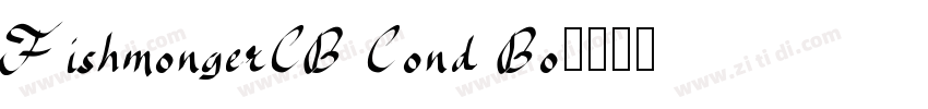 FishmongerCB Cond Bo字体转换